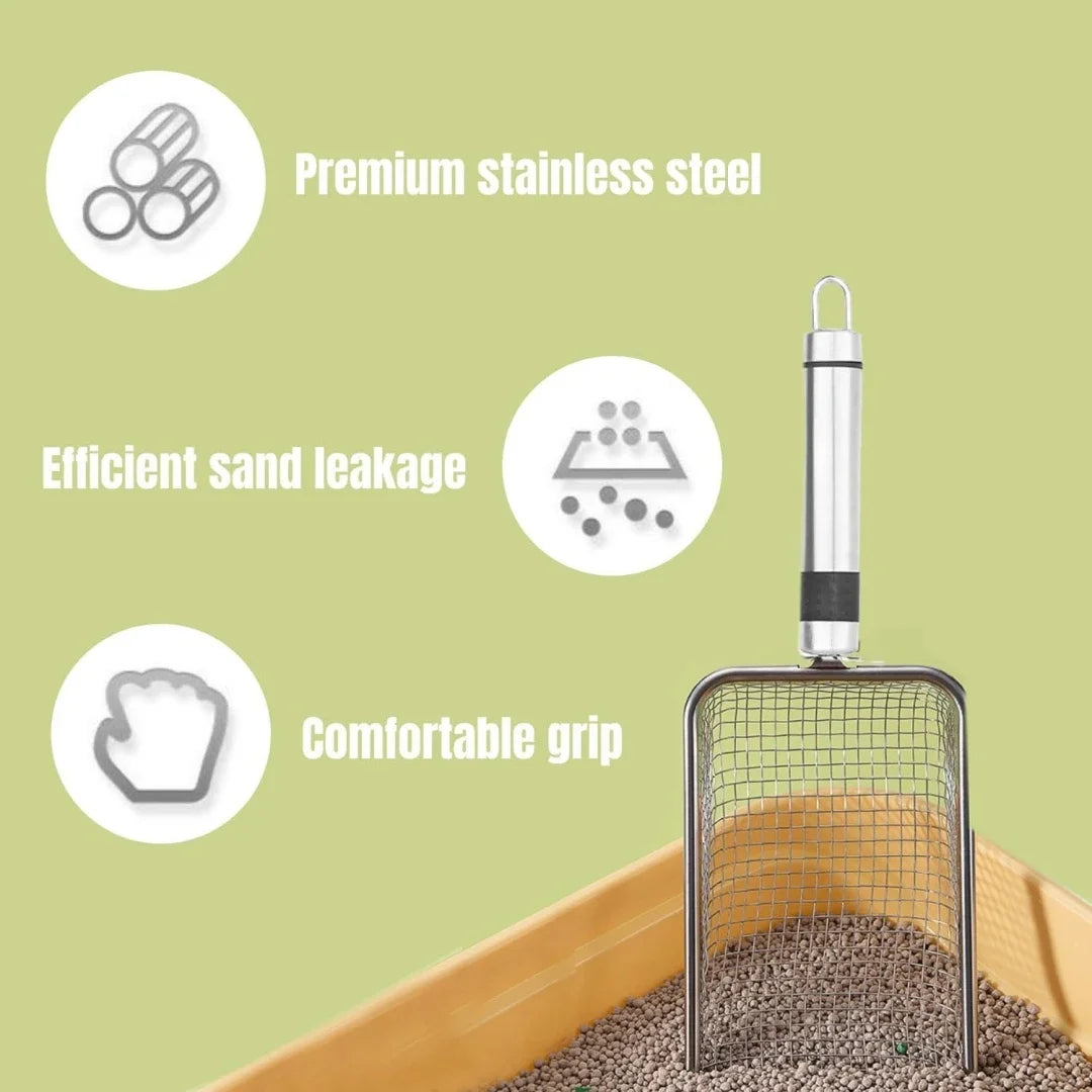 Robuste Katzenschaufel aus Aluminium