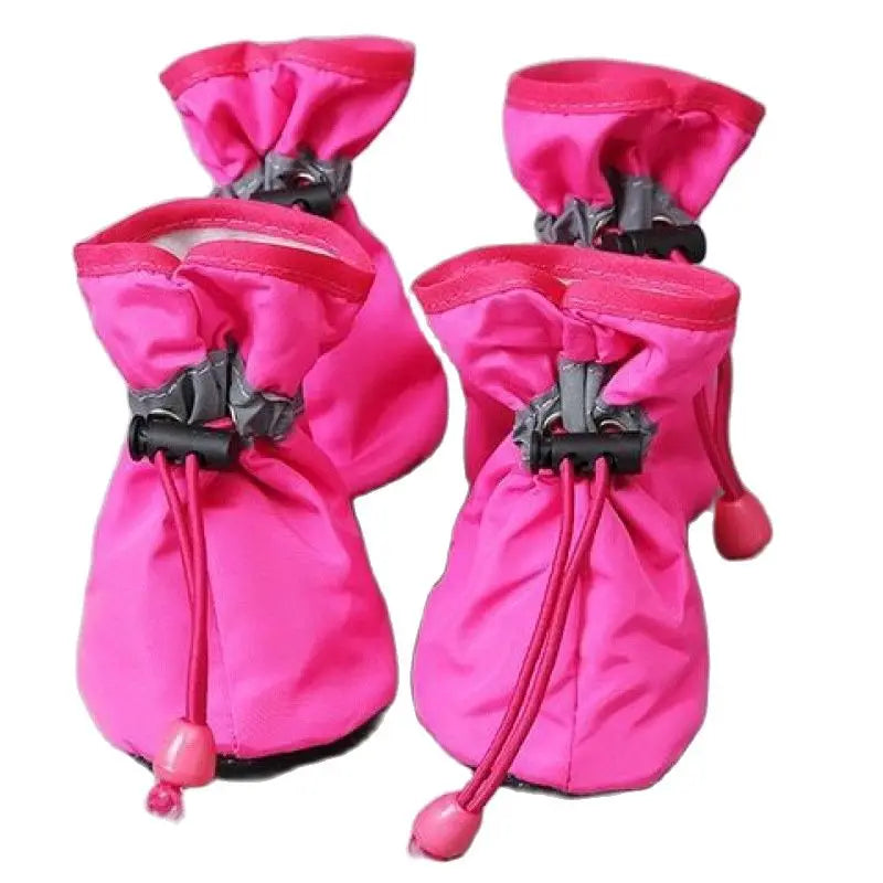 Wasserdichte Hundeschuhe – Rutschfeste Regenstiefel für kleine Hunde & Katzen (4er-Set)