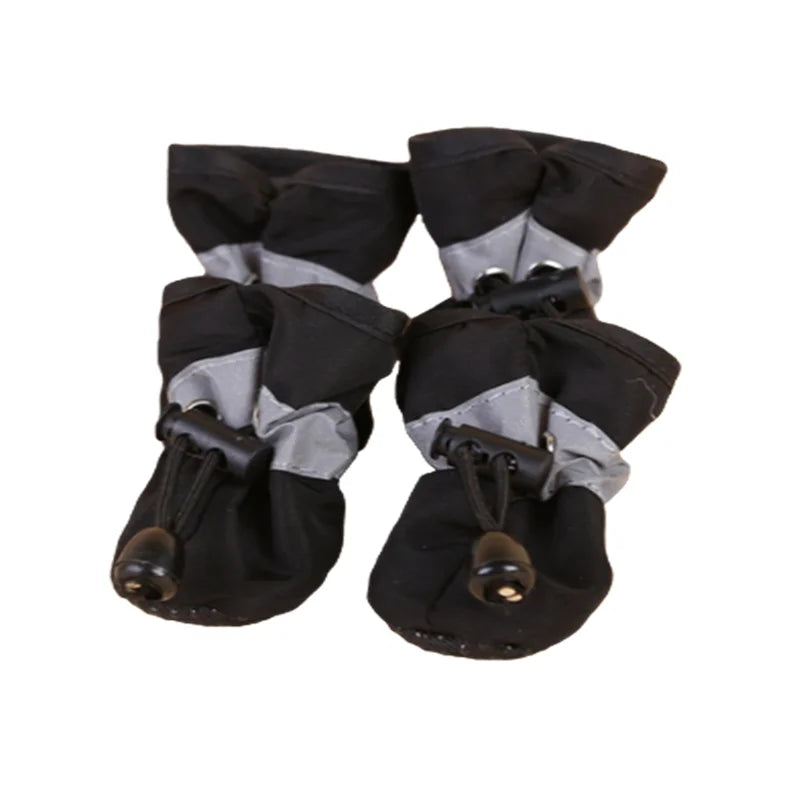 Wasserdichte Hundeschuhe – Rutschfeste Regenstiefel für kleine Hunde & Katzen (4er-Set)