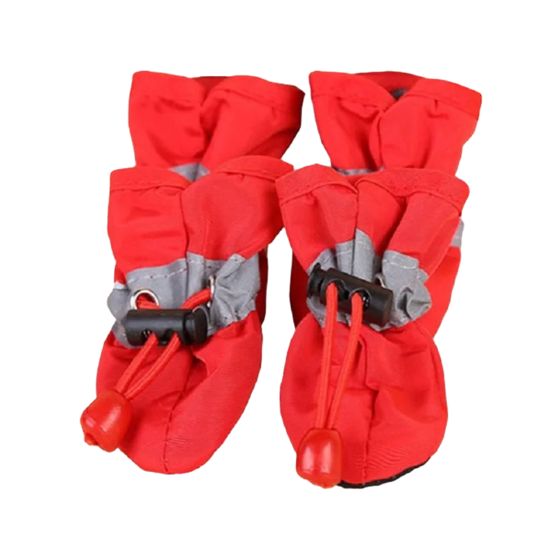 Wasserdichte Hundeschuhe – Rutschfeste Regenstiefel für kleine Hunde & Katzen (4er-Set)