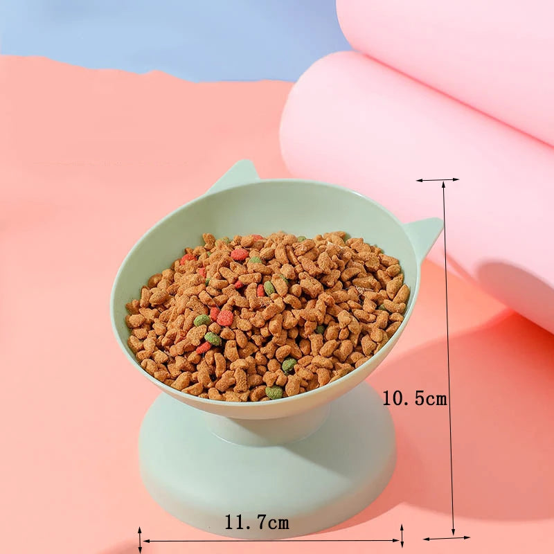 New pet Food Bowl Tilt High Bottom Neck Protector Antichoking Dog and Cat Water Bowl Antidumping Dog Feeding Supplies