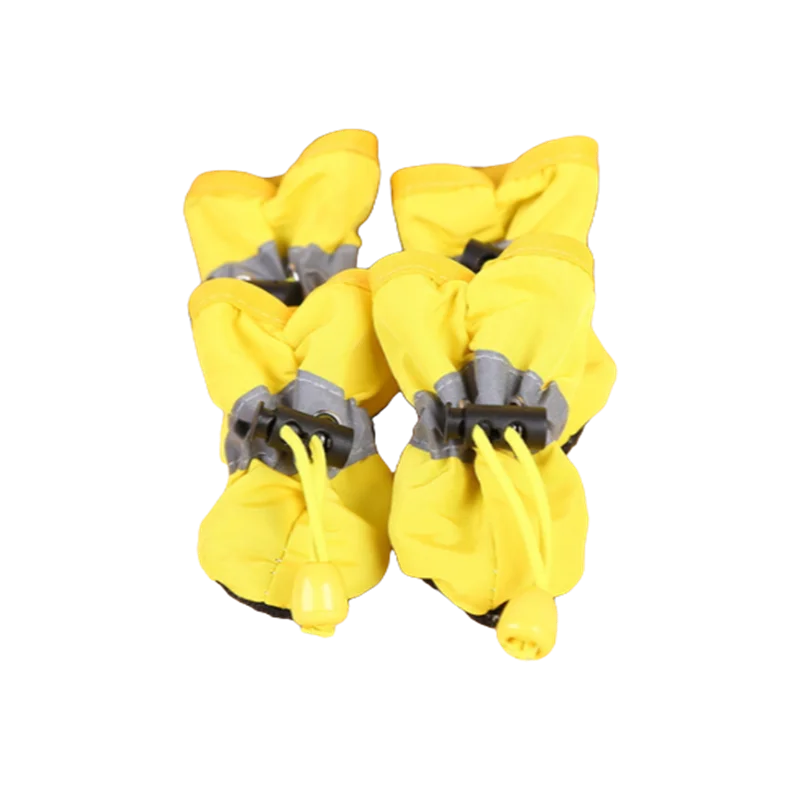 Wasserdichte Hundeschuhe – Rutschfeste Regenstiefel für kleine Hunde & Katzen (4er-Set)