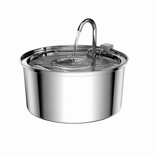 Edelstahl Katzen-Trinkbrunnen (3 L) – leise, hygienisch & langlebig